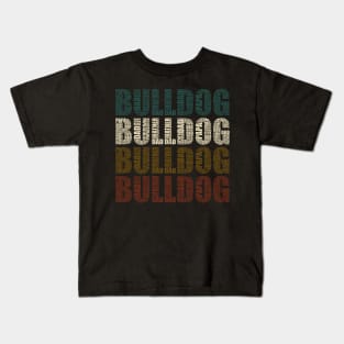 Bulldog Dad - Funny Dog Lovers Gift For Papa Kids T-Shirt